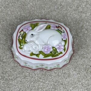 Le Cordon Bleu Franklin Mint Porcelain Bunny Rabbit Mold Wall Hanging Decor